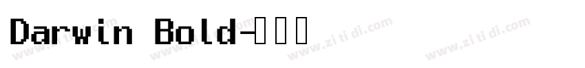 Darwin Bold字体转换